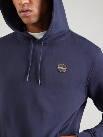 Felpa 'B-BADGE' di NAPAPIJRI in blu