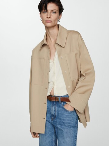 Veste mi-saison MANGO en beige