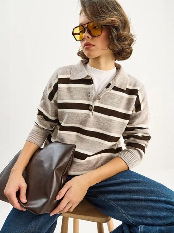 Pull-over Bianco Lucci en beige