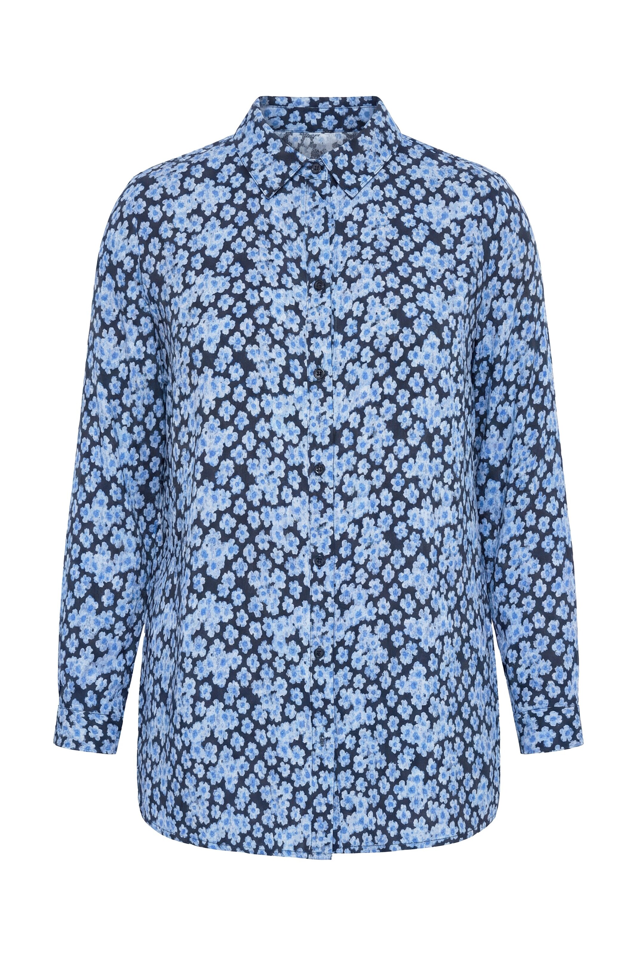 Studio Untold Bluse in Blau: Vorderseite