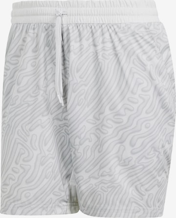 ADIDAS PERFORMANCE Workout Pants 'Pro Printed Ergo' in Grey: front