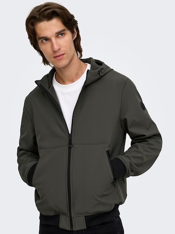 Only & Sons Jacke 'ONSBowie' in Grün: Vorderseite