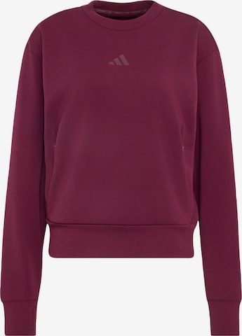 ADIDAS PERFORMANCE Športna majica 'Designed For Training' | rdeča barva: sprednja stran