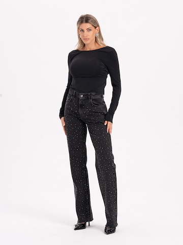 MYLAVIE by Sarah Harrison regular Jeans i grå