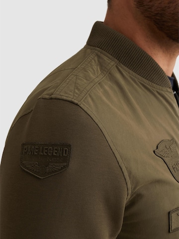Giacca di mezza stagione 'Hybrid jacket with flight pocket' di PME Legend in verde