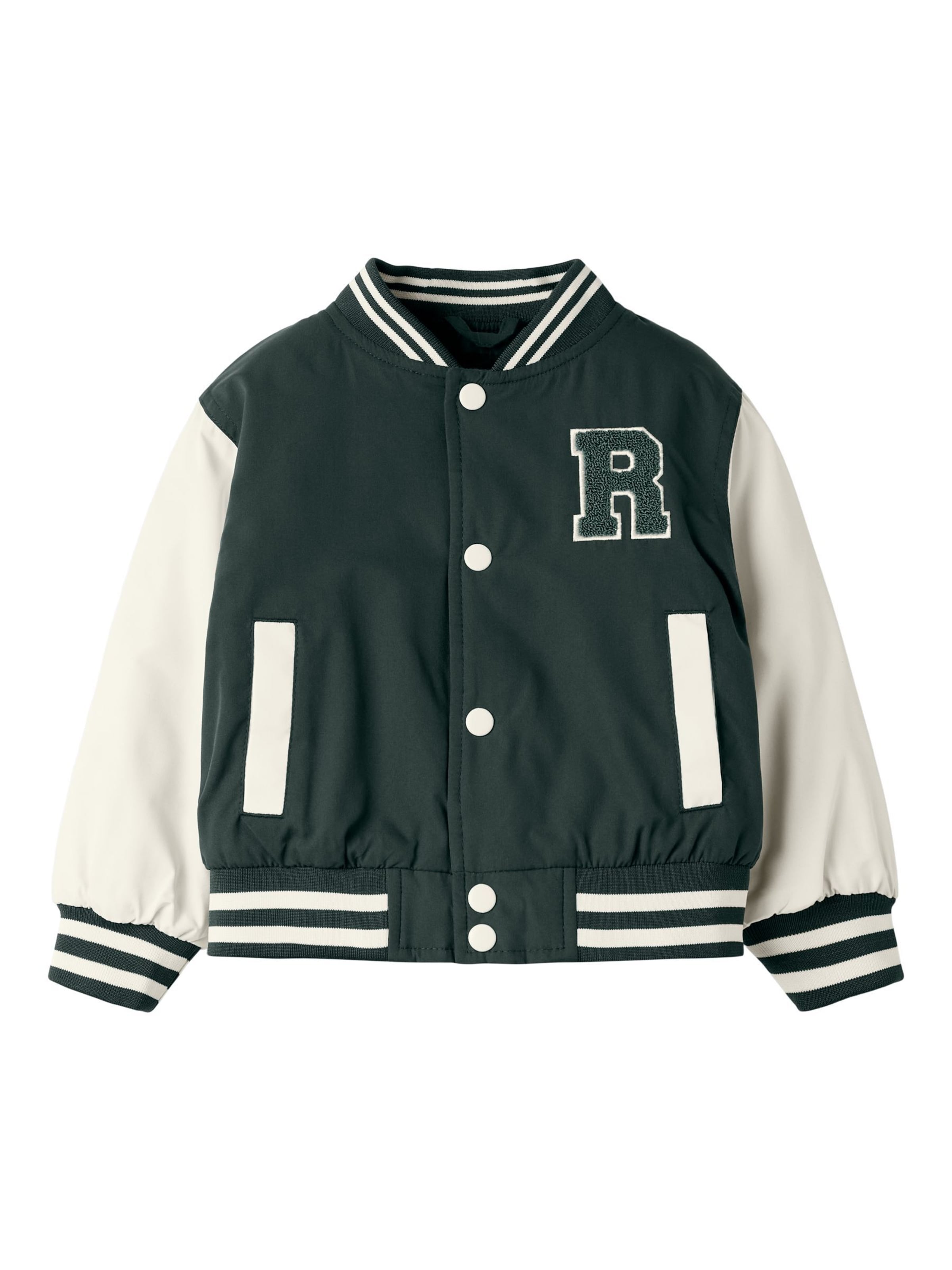 NAME IT Overgangsjakke i grøn: forside