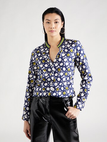 Emily Van Den Bergh Blouse in Blauw: voorkant