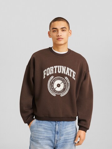 Bershka Sweatshirt i brun: forside