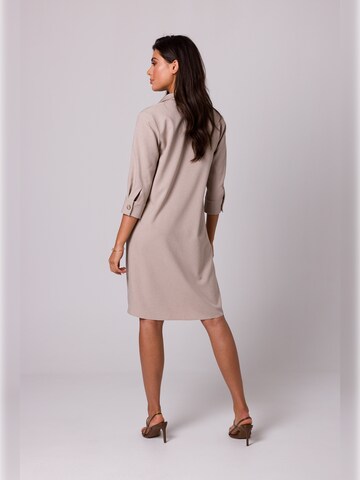BeWear - Vestido camisero en beige