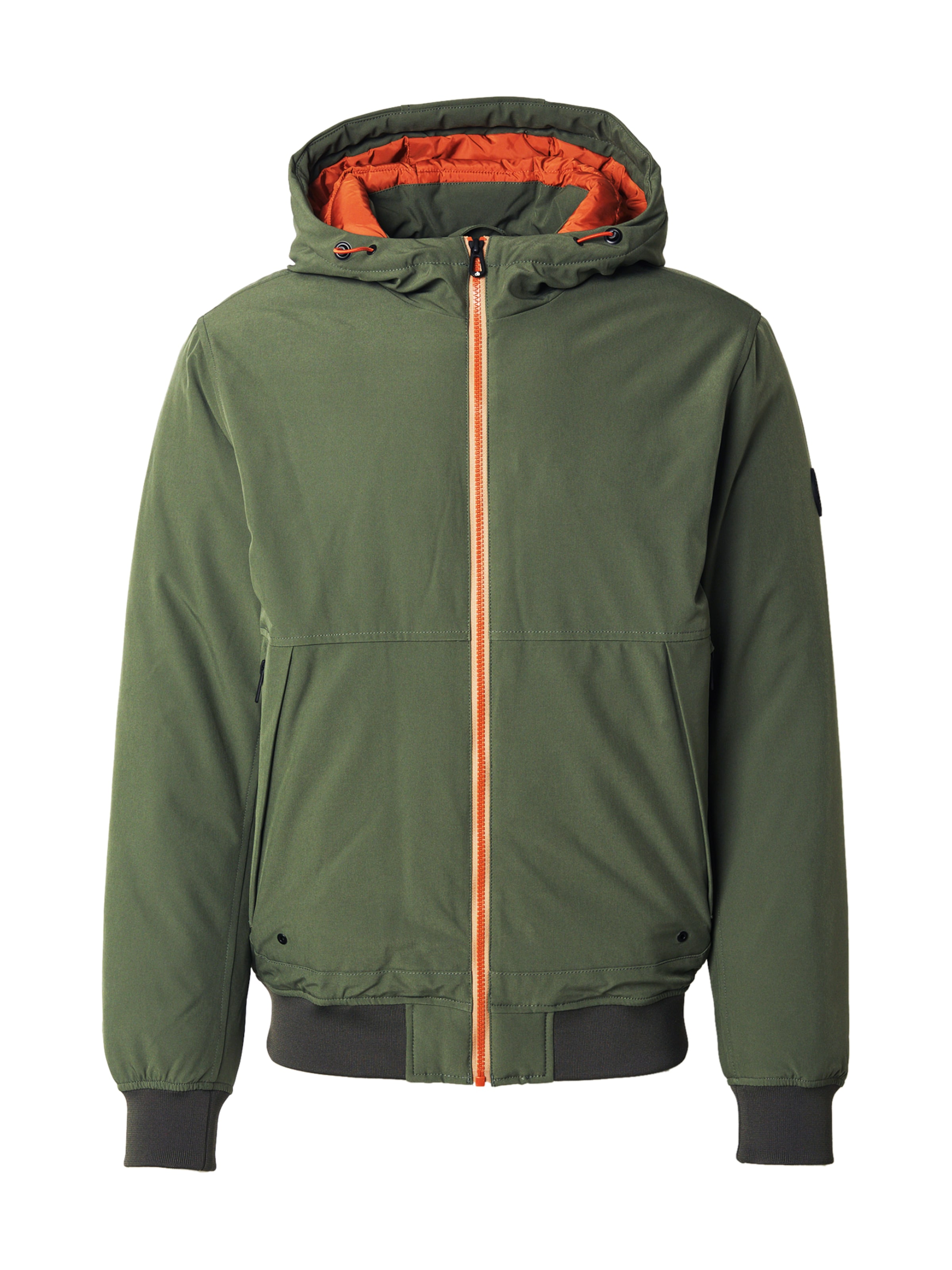 Veste mi-saison SCOTCH & SODA en vert : devant