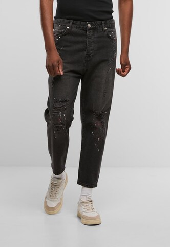 2Y Premium Loose fit Jeans 'Kjell' in Black: front