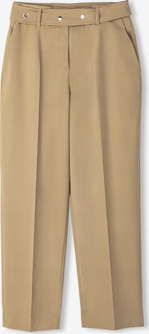 Regular Pantalon à plis Ipekyol en beige : devant