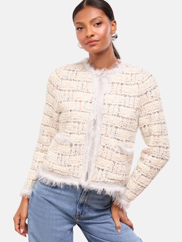 Lipsy Вязаная кофта в Серый: спереди