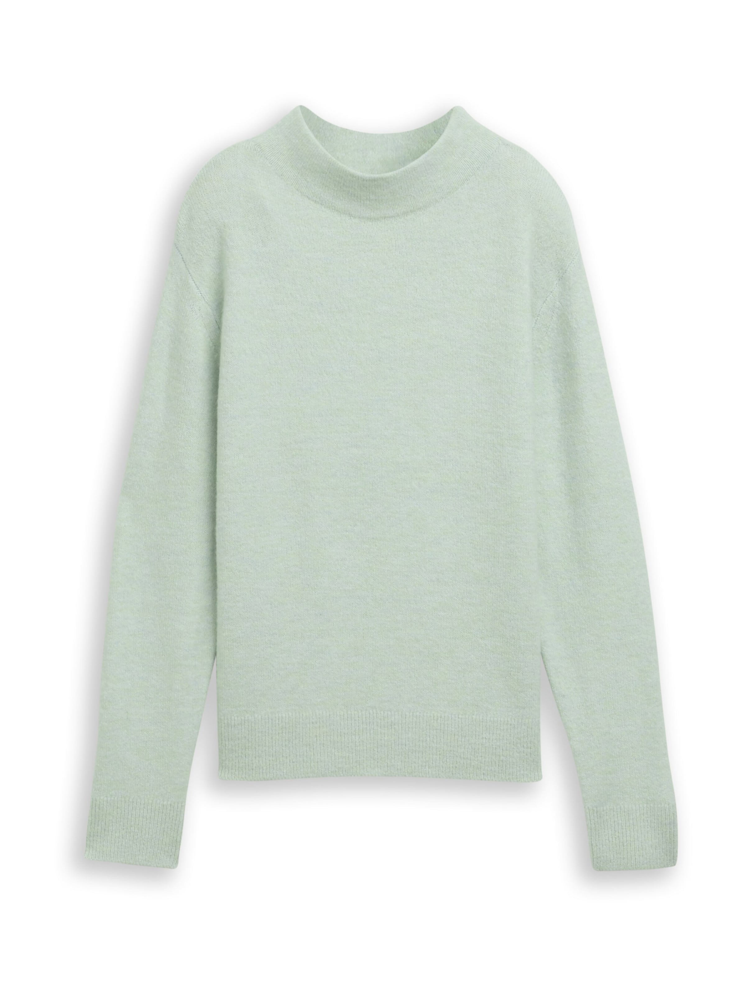 TOM TAILOR DENIM Пуловер в синьо: отпред