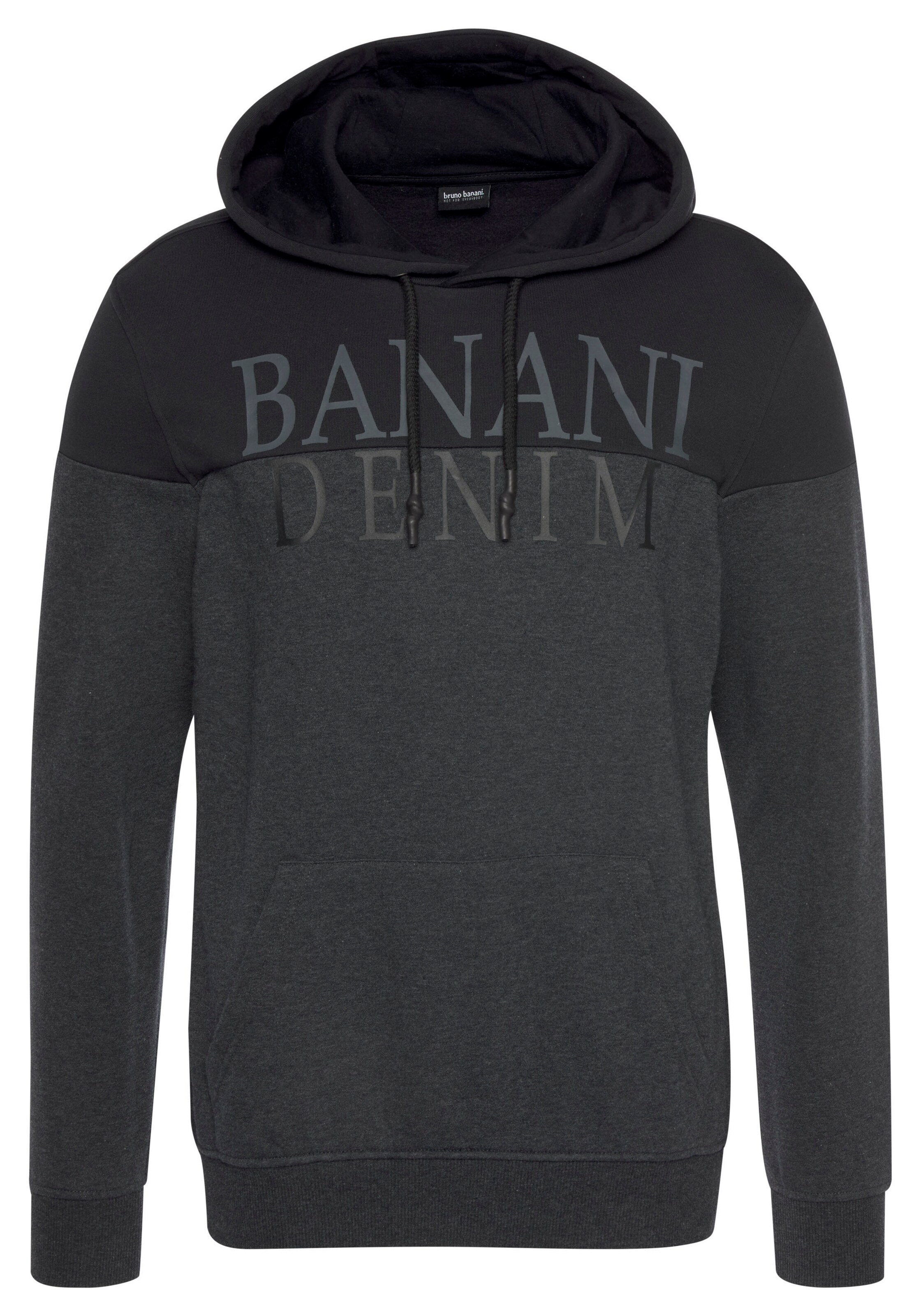 Bruno Banani Sweatshirt in Grau: Vorderseite