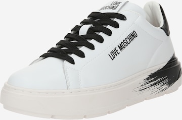 Love Moschino Låg sneaker 'BOLD LOVE' i vit: framsida