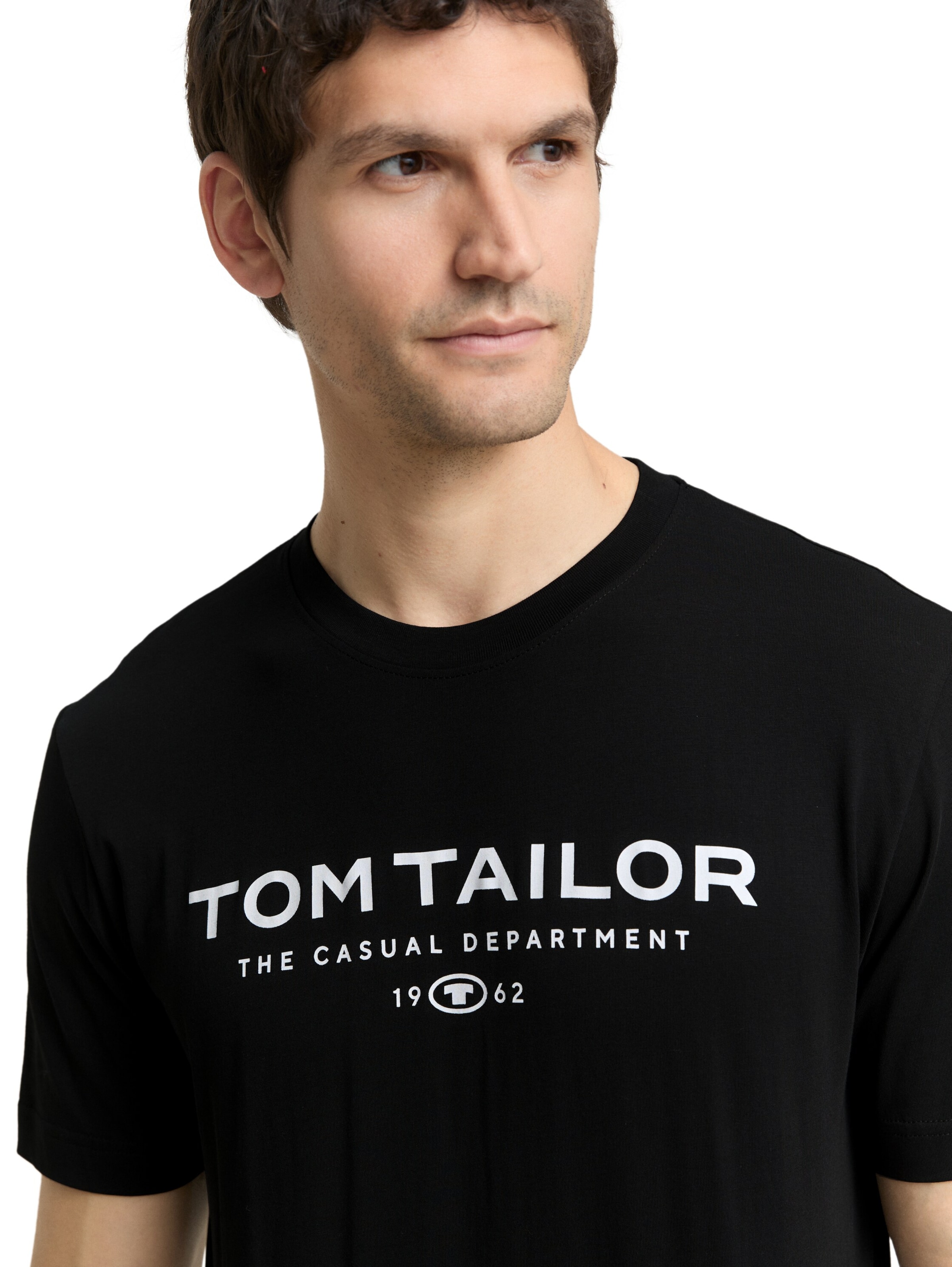 TOM TAILOR Shirt in Zwart