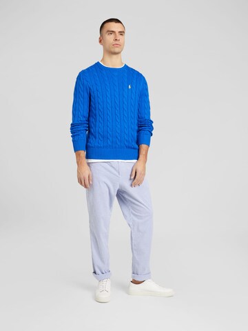 Coupe regular Pull-over 'DRIVER' Polo Ralph Lauren en bleu