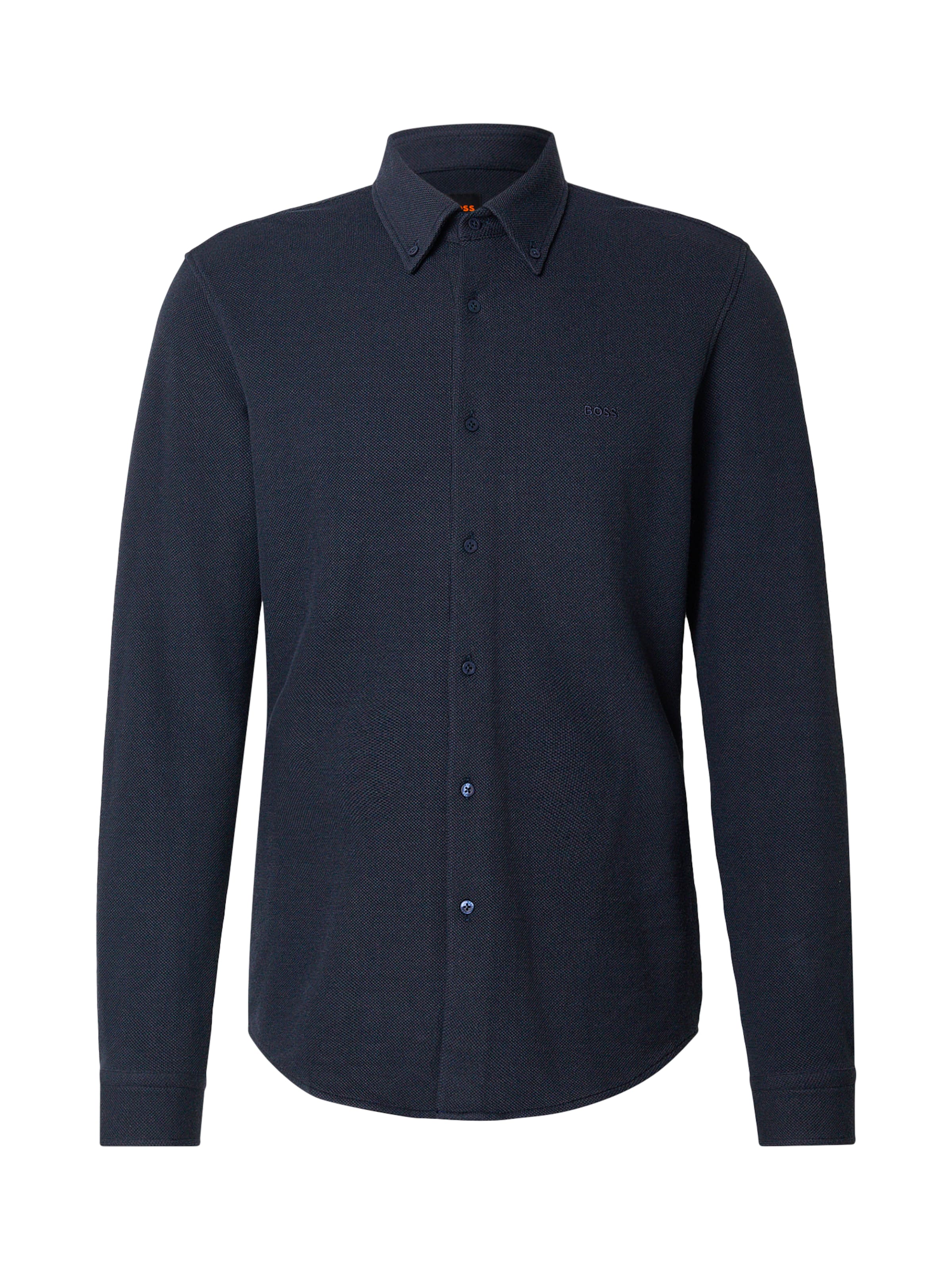 BOSS Button Up Shirt 'Myjersey_M' in Navy, Item view