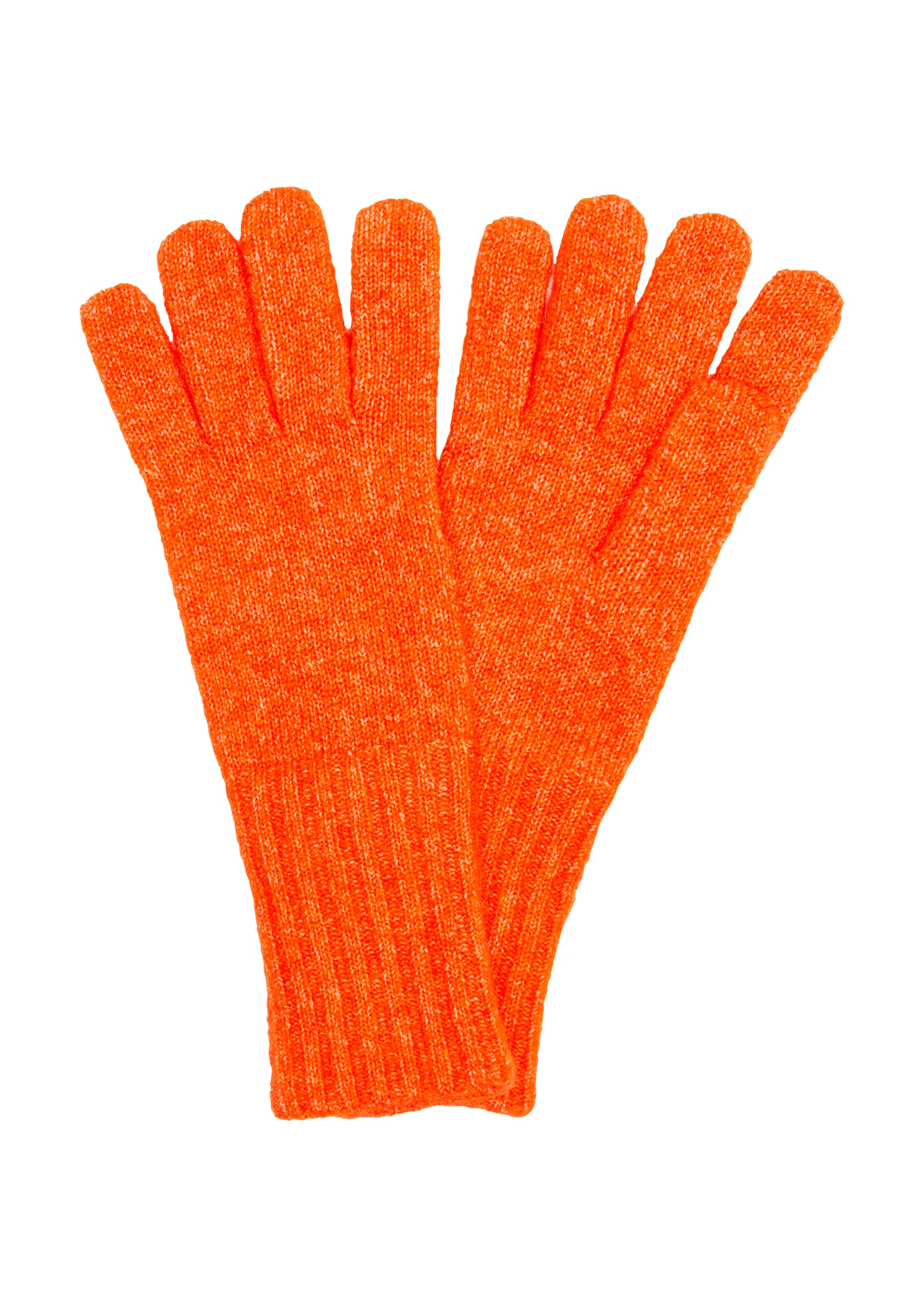 s.Oliver Fingerhandschuhe in Orange: Vorderseite