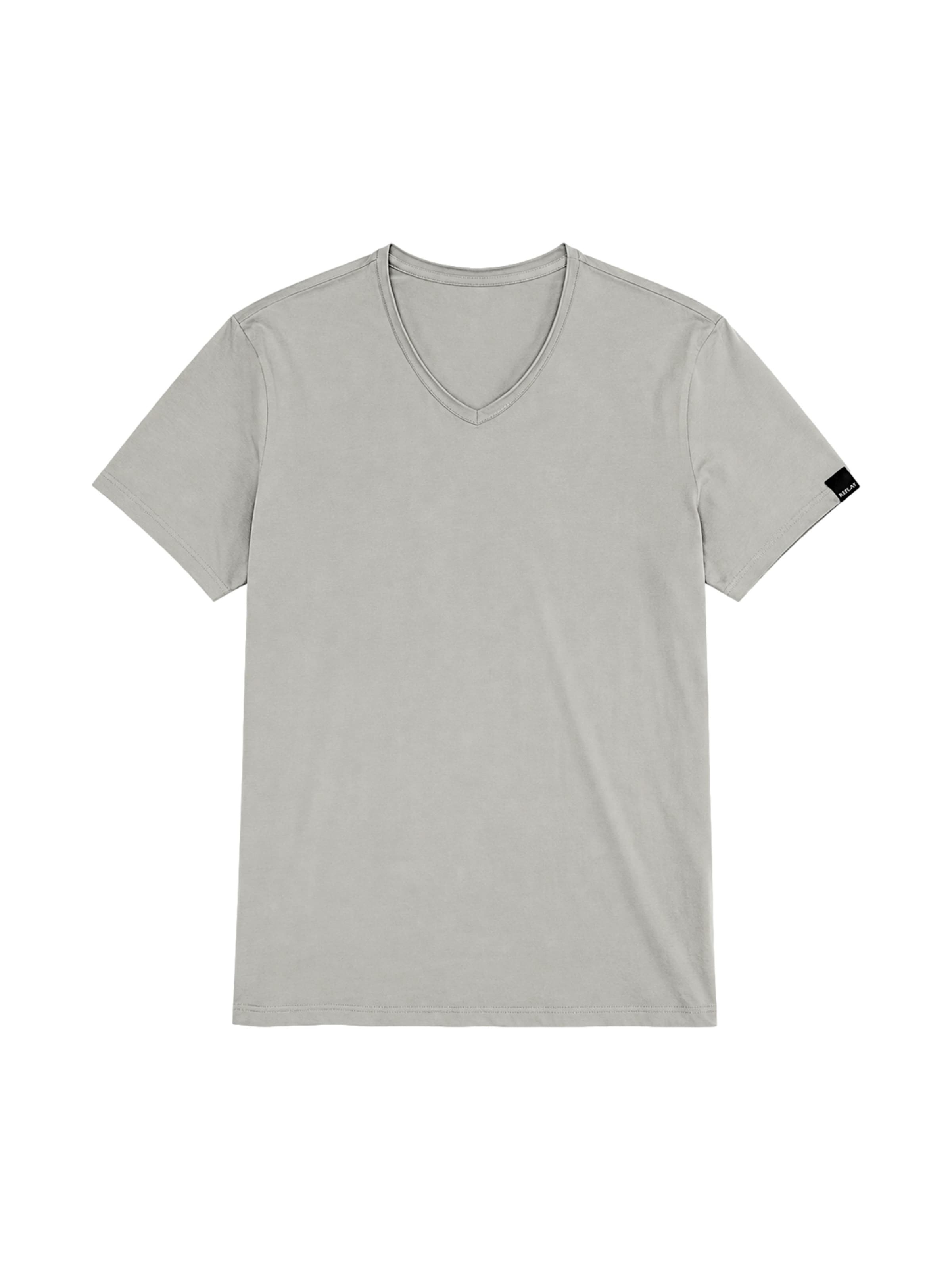 Maglietta di REPLAY in grigio: frontale