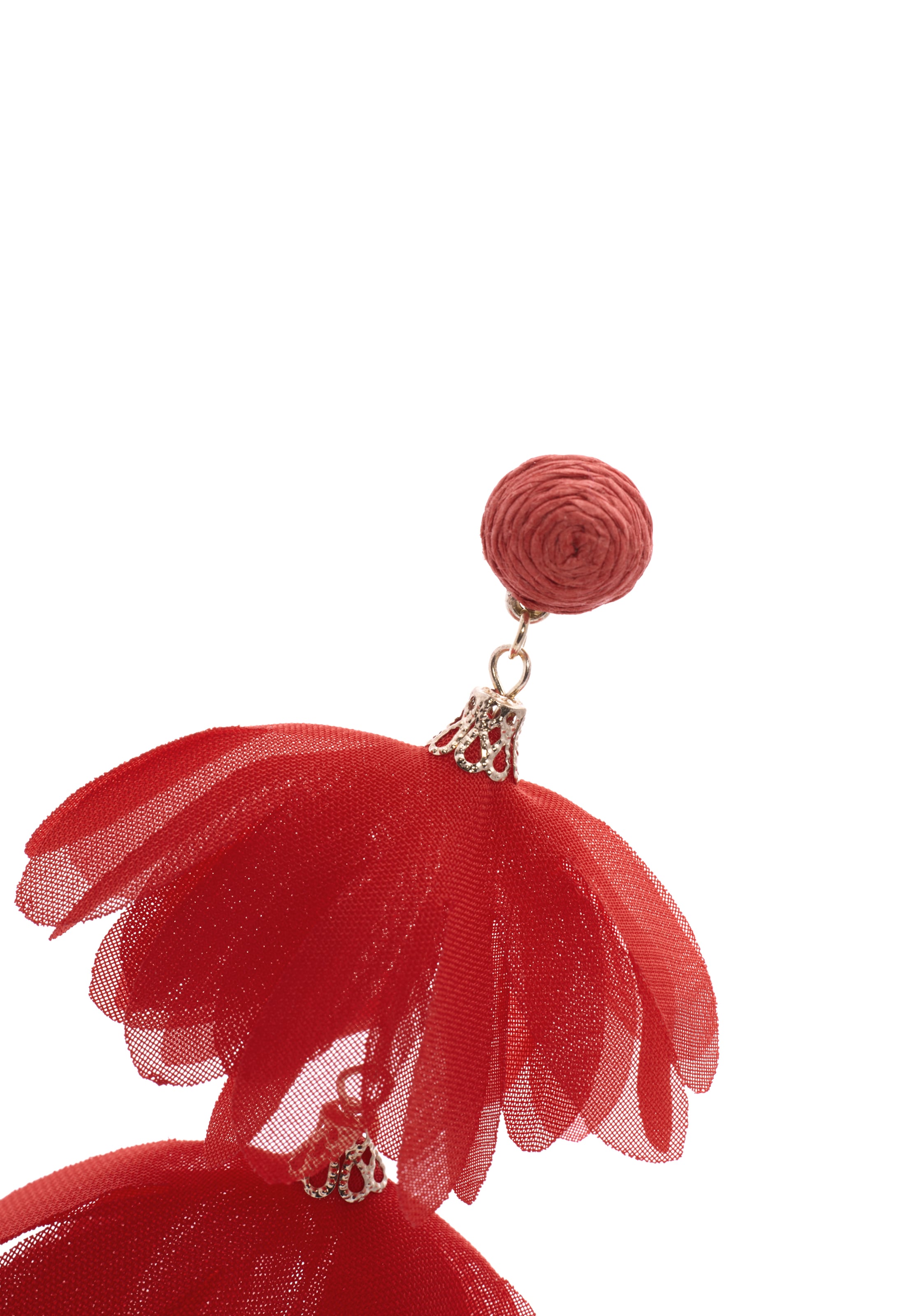 faina Earrings in Red