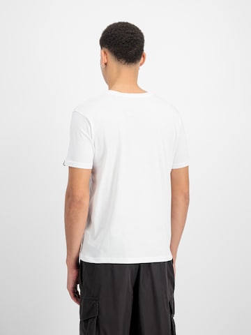 T-Shirt ALPHA INDUSTRIES en blanc