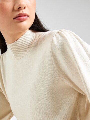YAS Knit dress 'YASFONNY' in Beige