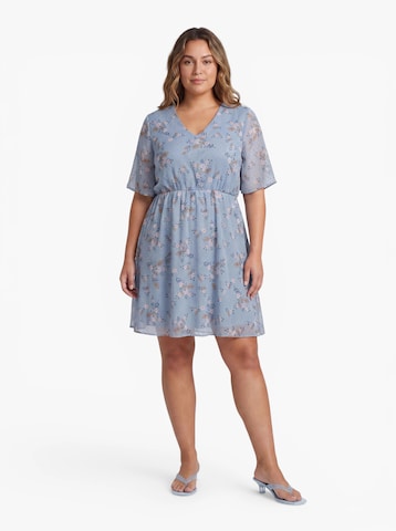 ONLY Carmakoma Jurk 'CARSIGRID' in Blauw