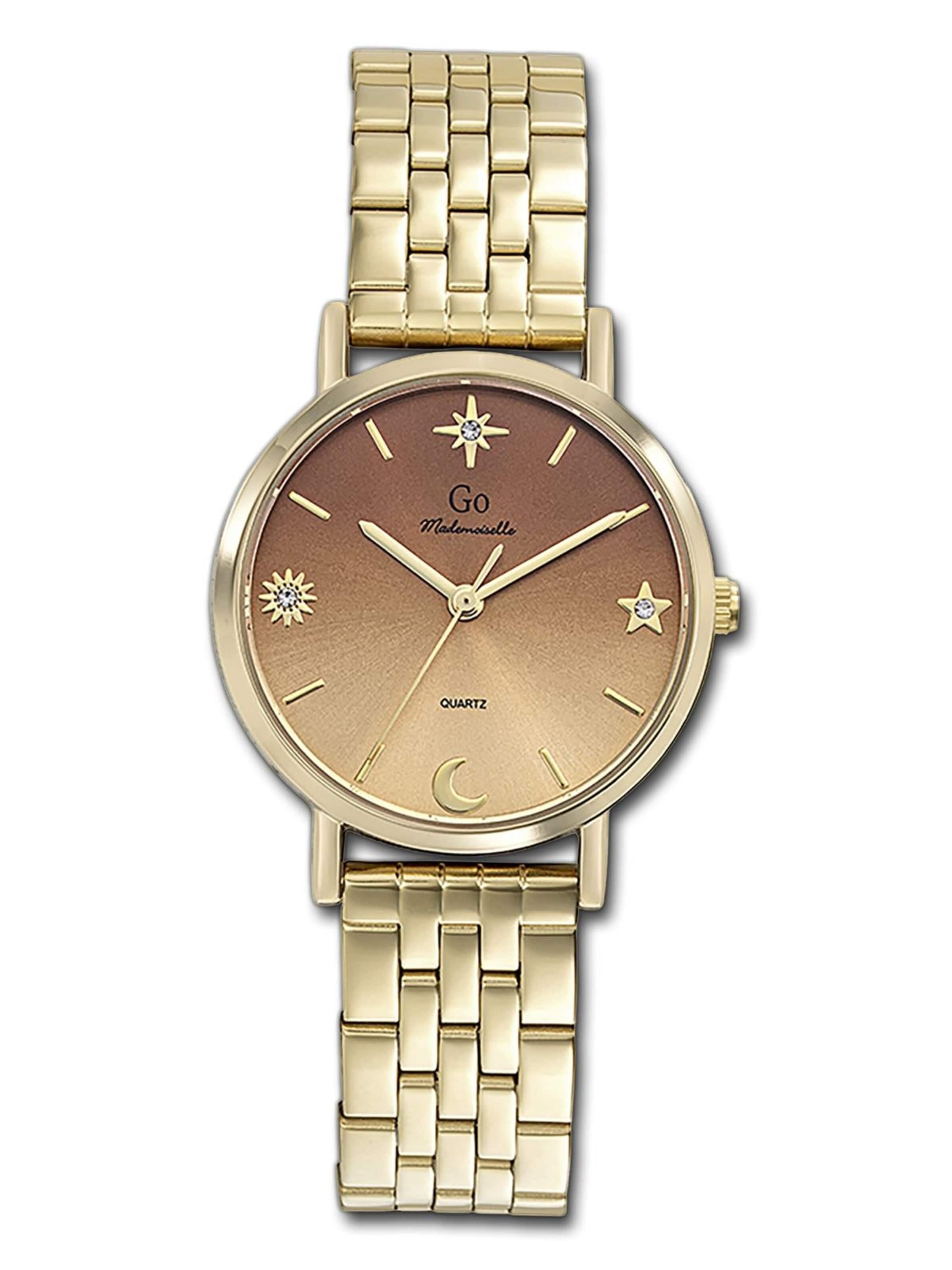 Orologio analogico di GO GirlOnly in oro: frontale