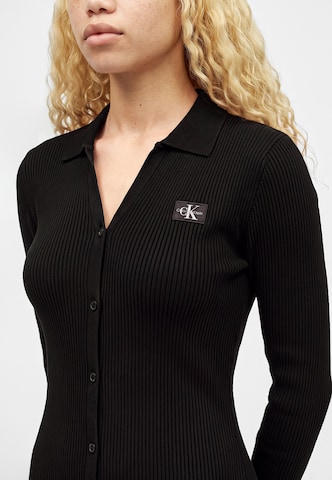 Calvin Klein Jeans Shirt dress in Black: front