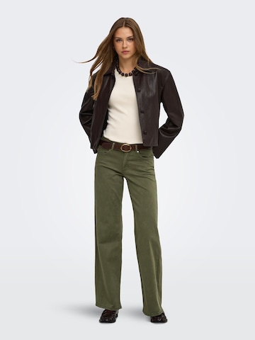 ONLY - Pierna ancha Pantalón en verde