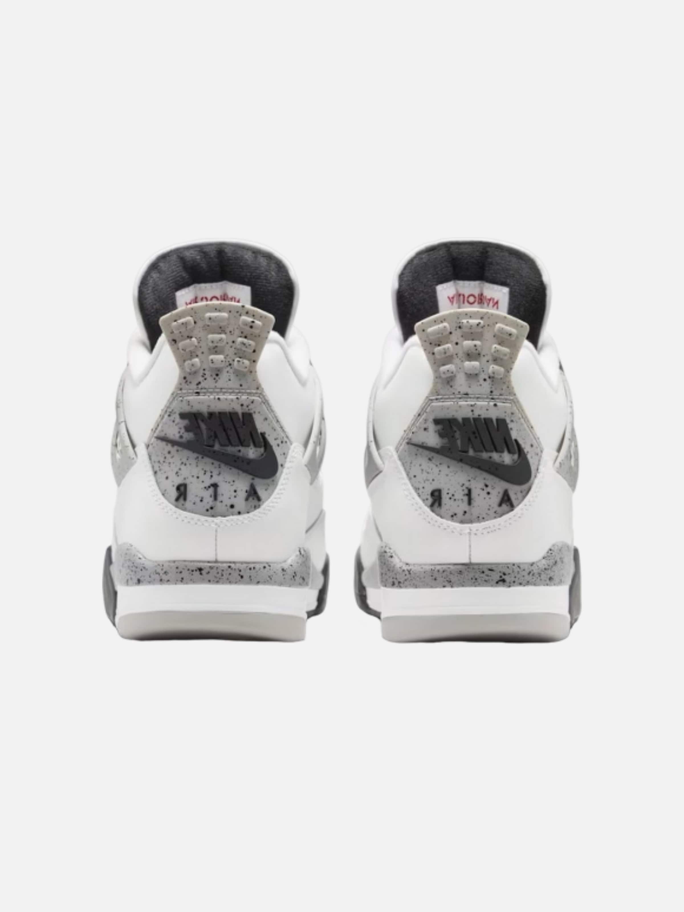 Jordan Sneakers hoog 'Air Jordan 4 Retro White Cement (2025)' in Wit