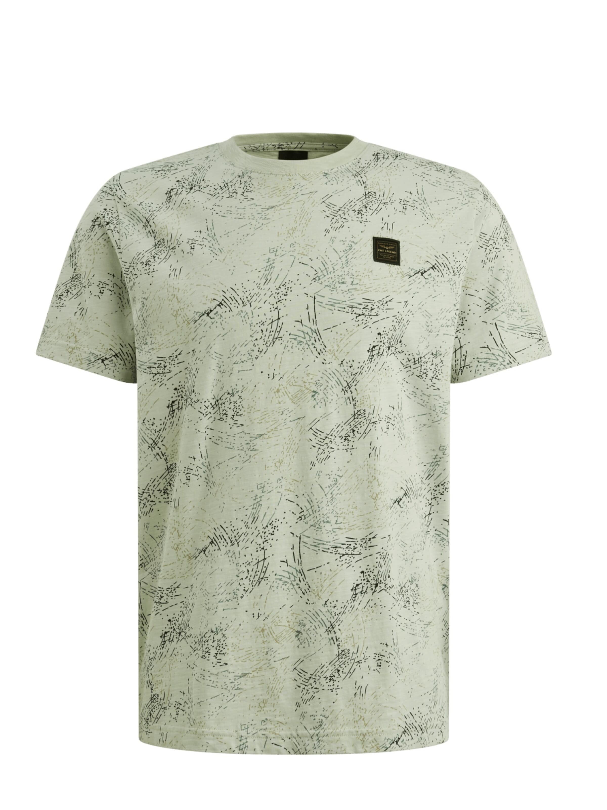 Pme-Legend Shirt 'PME Legend - Heren t-shirt' in Groen: voorkant