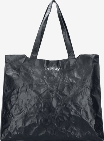 REPLAY Shopper in Black: front