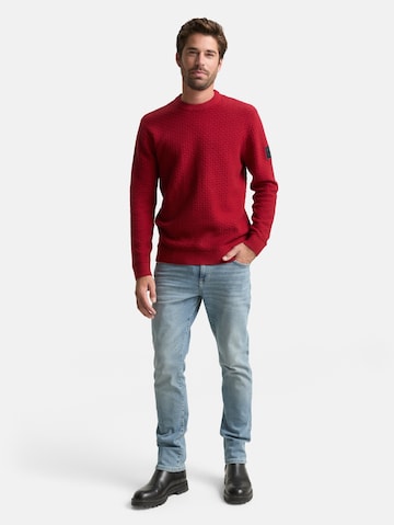 TOM TAILOR Sweater in Red