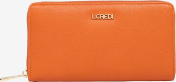 L.CREDI Wallet 'Filippa' in Orange: front