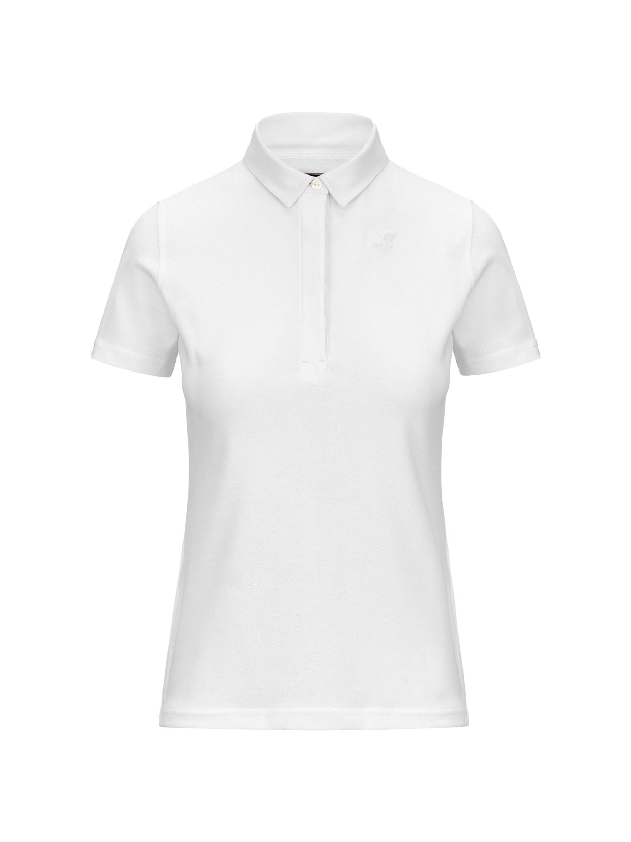 Maglietta 'K-WAY AMDEA PIQUE SLIM T-Shirt e Polo' di K-Way in bianco: frontale
