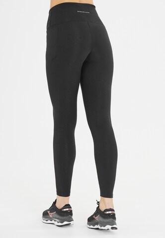 ENDURANCE Skinny Sports trousers 'Leager' in Black