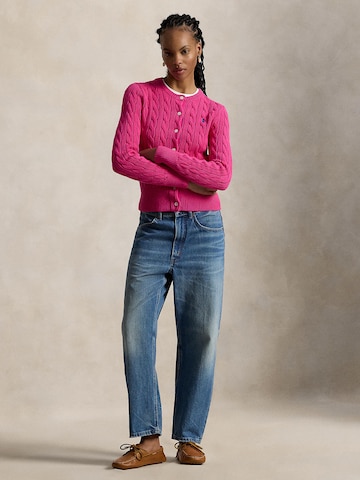 Geacă tricotată de la Polo Ralph Lauren pe roz