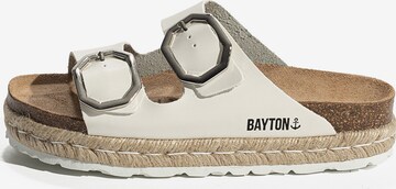 Bayton - Zapatos abiertos 'ALCEE' en blanco: frente