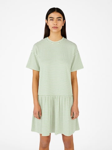 OBJECT - Vestido 'LUCA NANA' en verde: frente