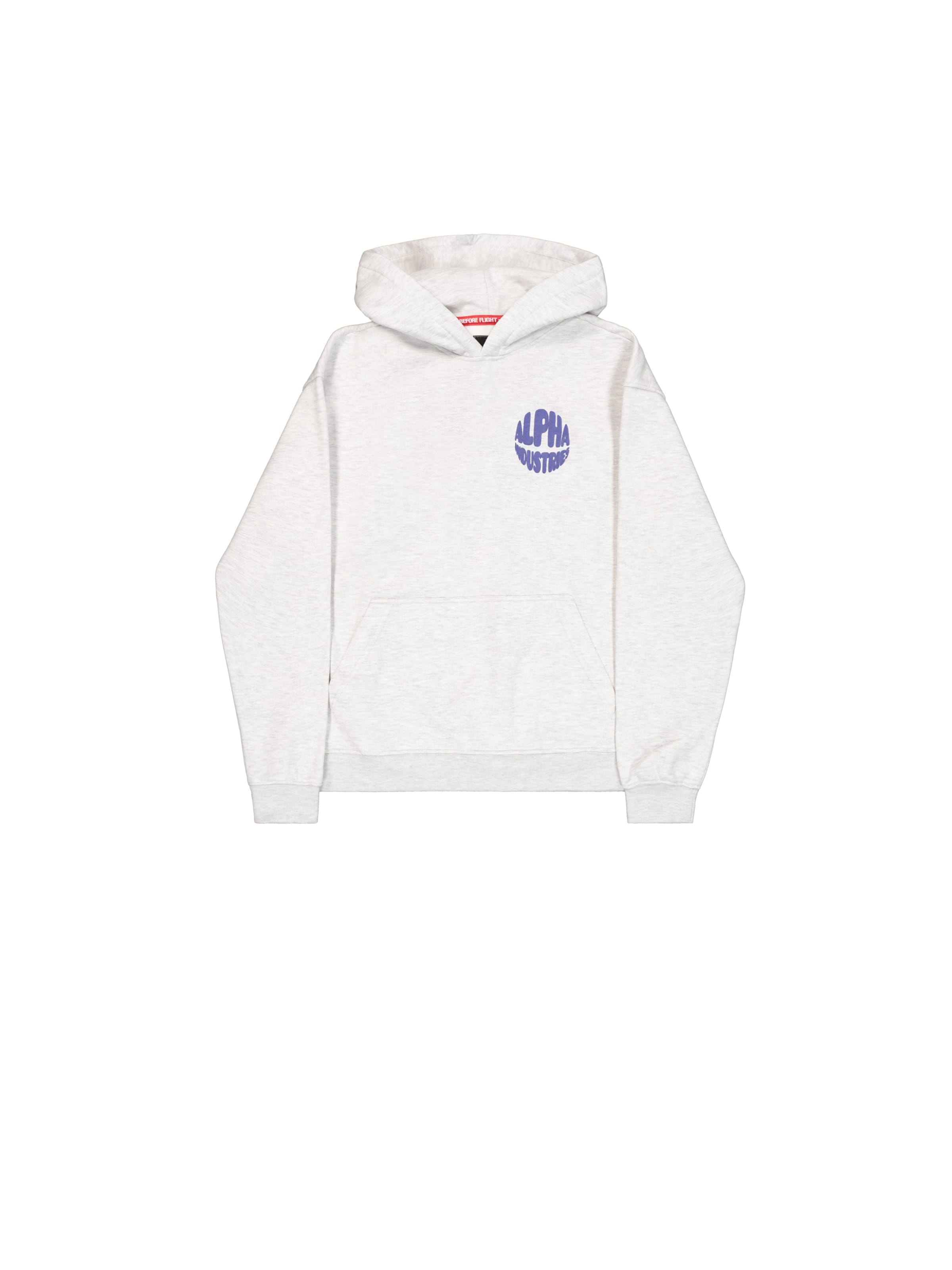 ALPHA INDUSTRIES Sweatshirt in Grau: Vorderseite