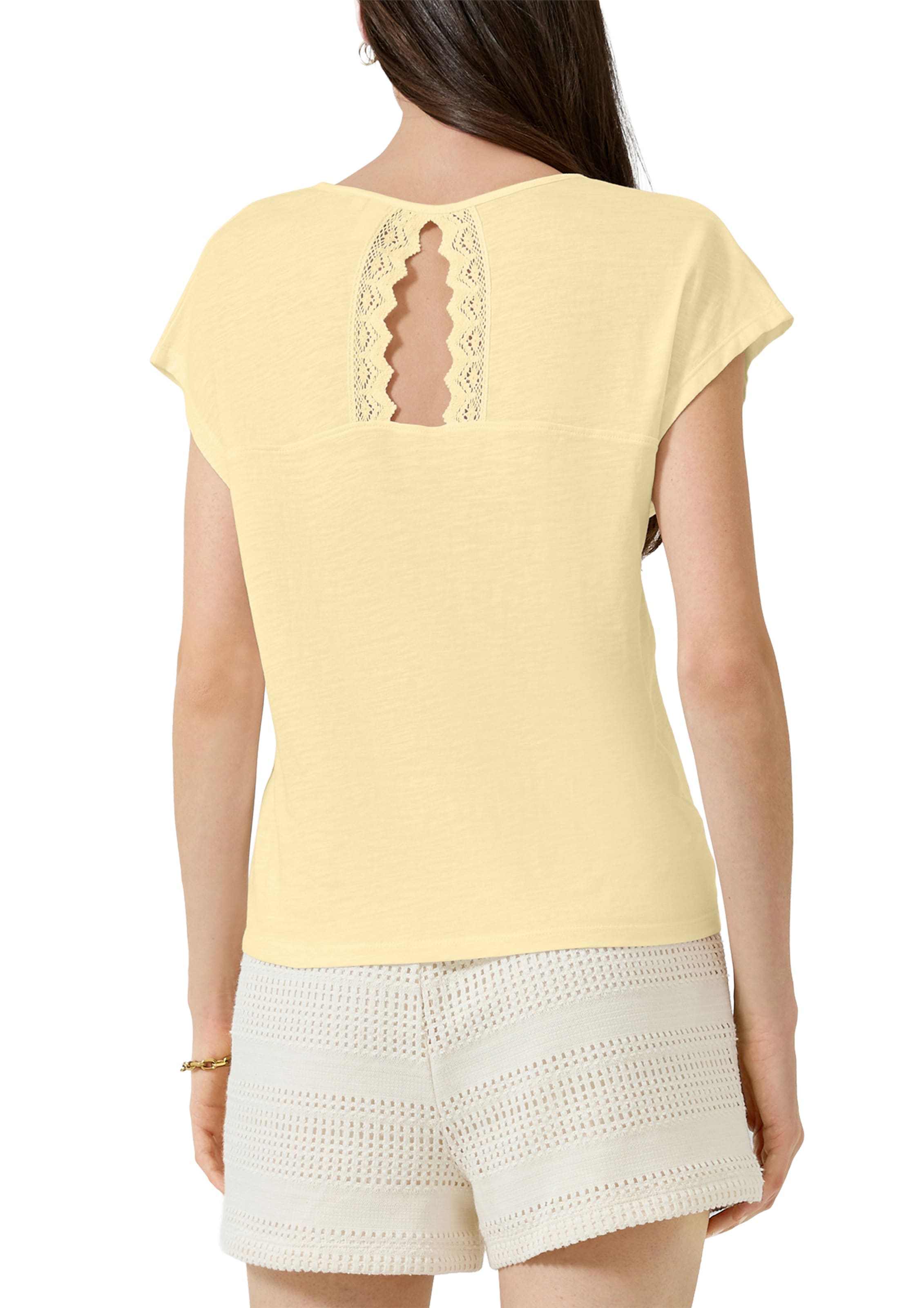 QS T-Shirt in Gelb