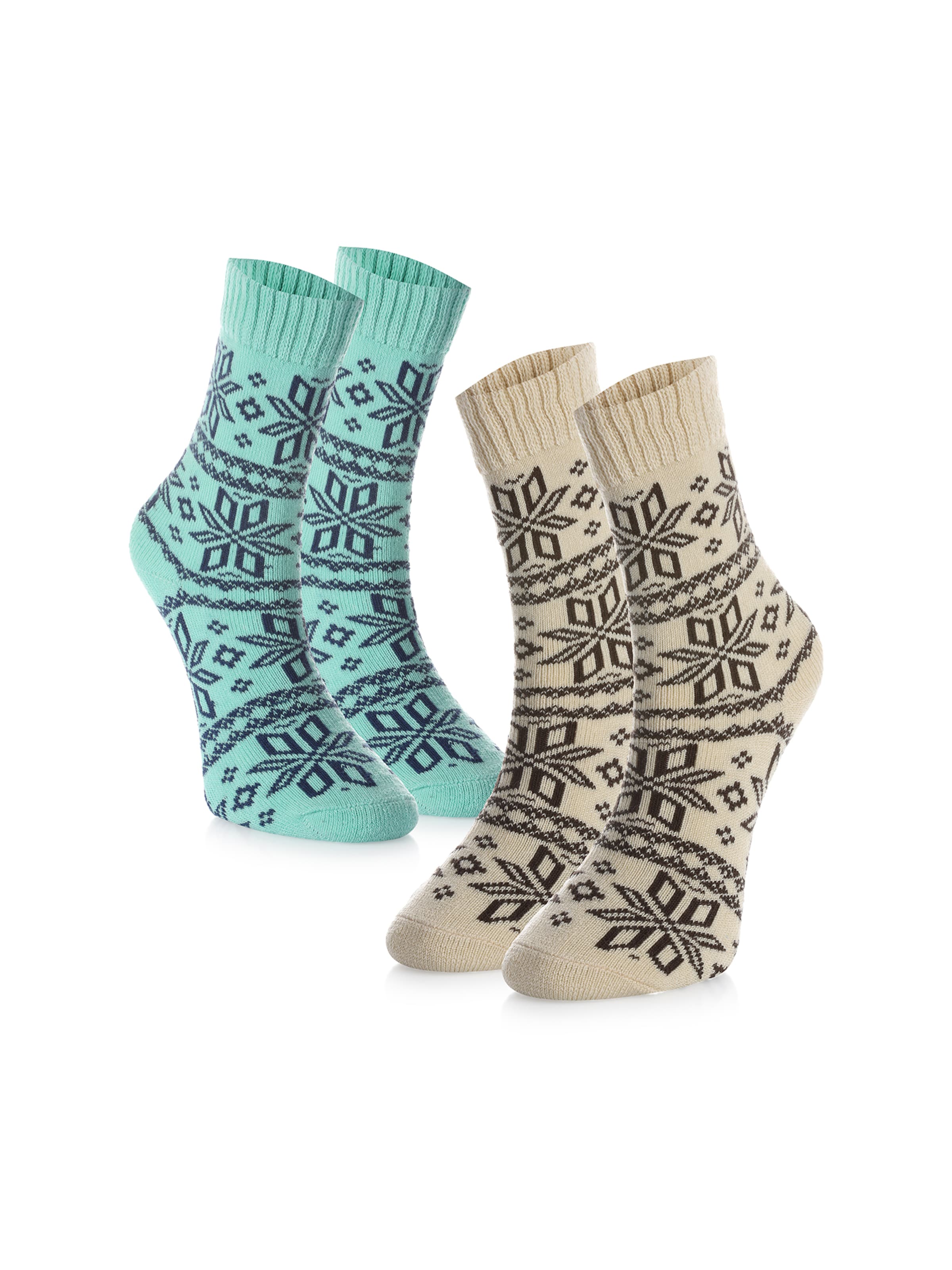 Crea Socks Socken‌‌‌ in türkis / schwarz, Produktansicht