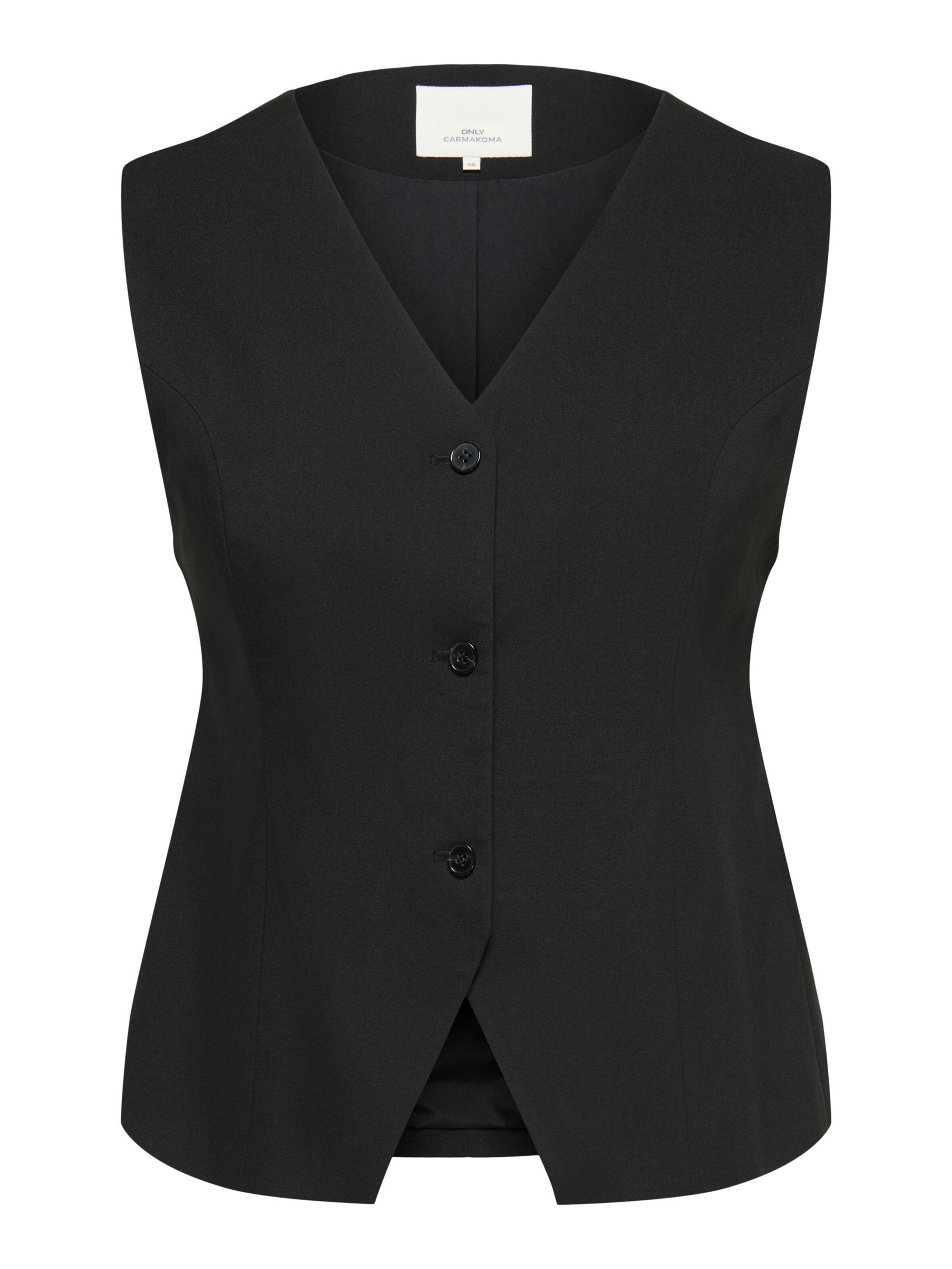 Gilet 'CARNiko' ONLY Carmakoma en noir : devant