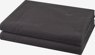 ROSS Handtuch 'Pique' in Grau: Vorderseite