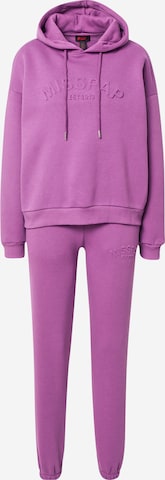 Misspap Sweatsuit in Purple: front