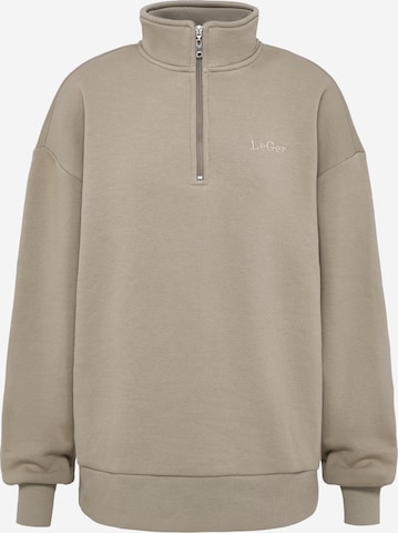 Sweat-shirt 'Jenny' LeGer by Lena Gercke en beige : devant