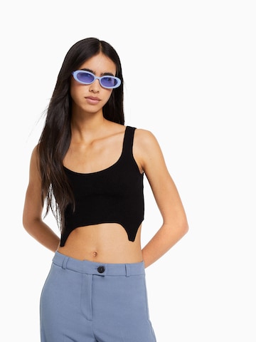 Lunettes de soleil Bershka en bleu